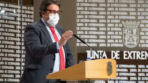 El consejero de Sanidad dice que no tienen noticias de incidentes de relevancia en Extremadura pero llama a no bajar la guardia Junta Extremadura