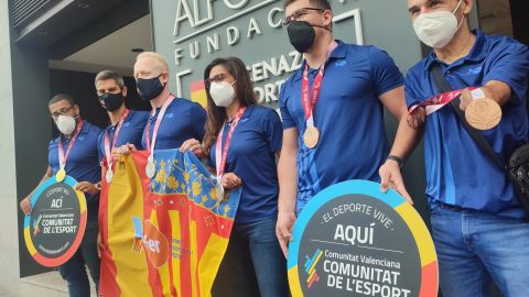 Homenaje a los medallistas paral&iacute;mpicos de Proyecto FER