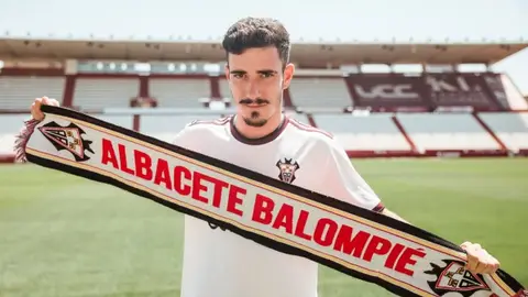 Julio Alonso, lateral zurdo del Albacete Julio Alonso, lateral zurdo del Albacete