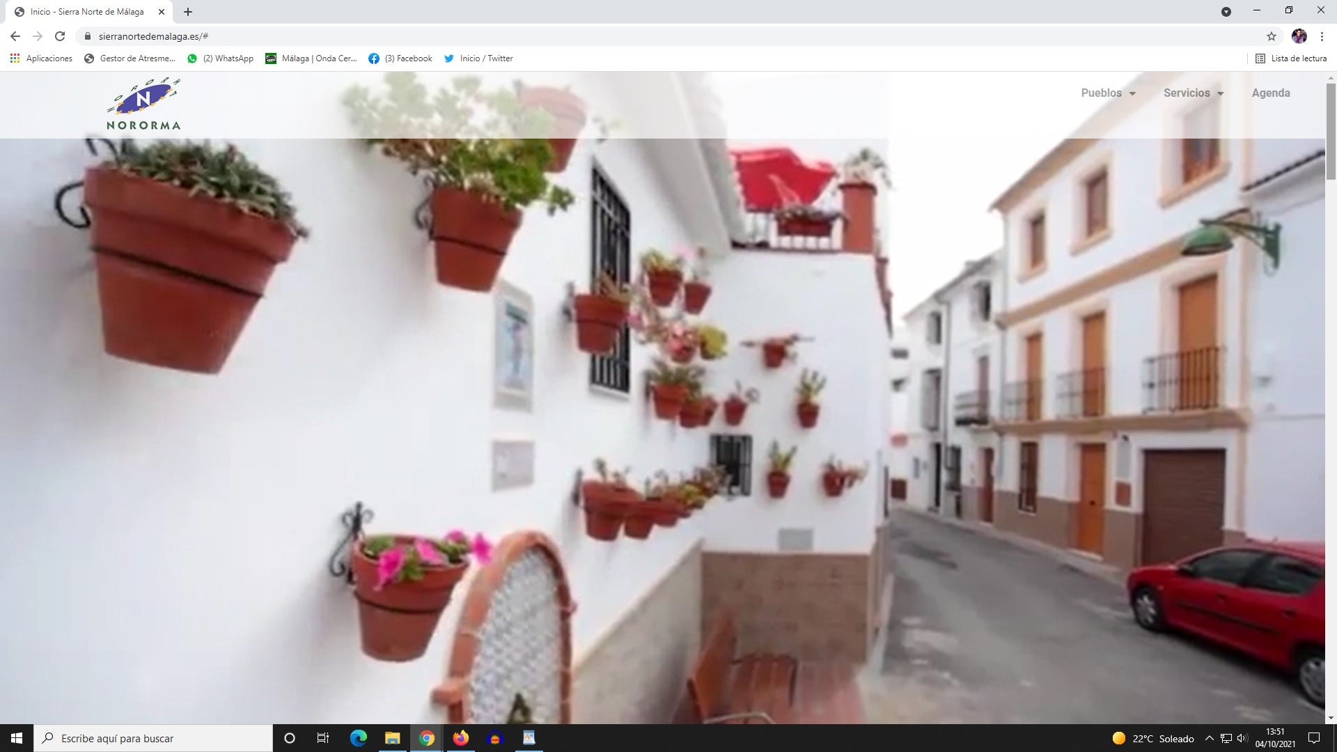 Nueva web para la Sierra Norte de Málaga Nueva web para la Sierra Norte de Málaga