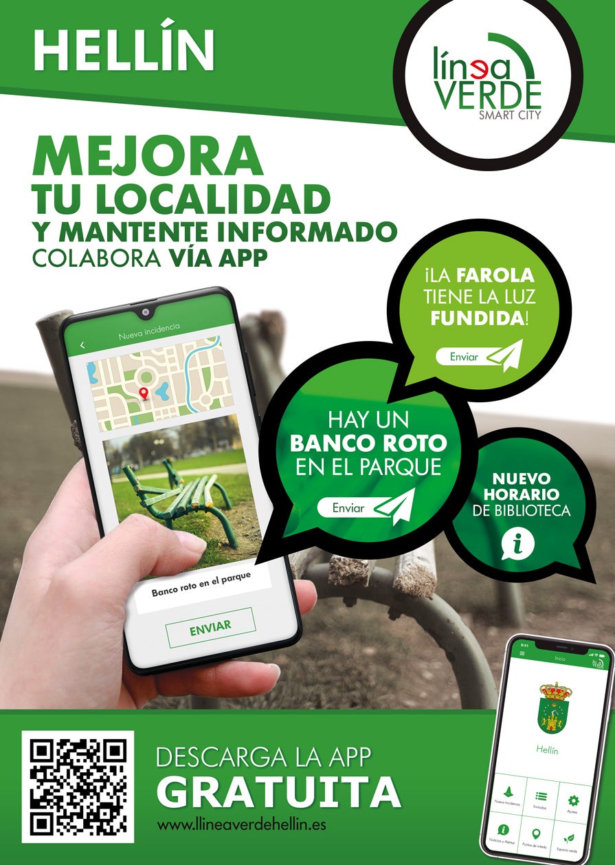 Hellín implanta una app móvil para que los vecinos registren incidencias del propio municipio Hellín implanta una app móvil para que los vecinos registren incidencias del propio municipio