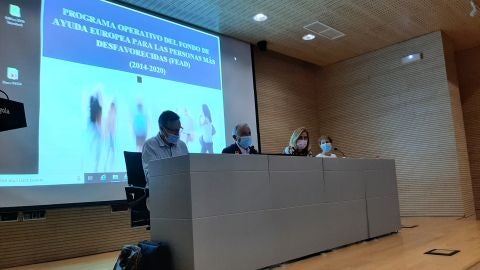La Subdelegada Araceli Poblador informa de este nuevo reparto de comida entre los m&aacute;s necesitados de la provincia