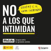 La campaña lanza tres mensajes: ‘No a los que intimidan’, ‘No a quienes no te creen’ y ‘No a quienes lo justifican’ 