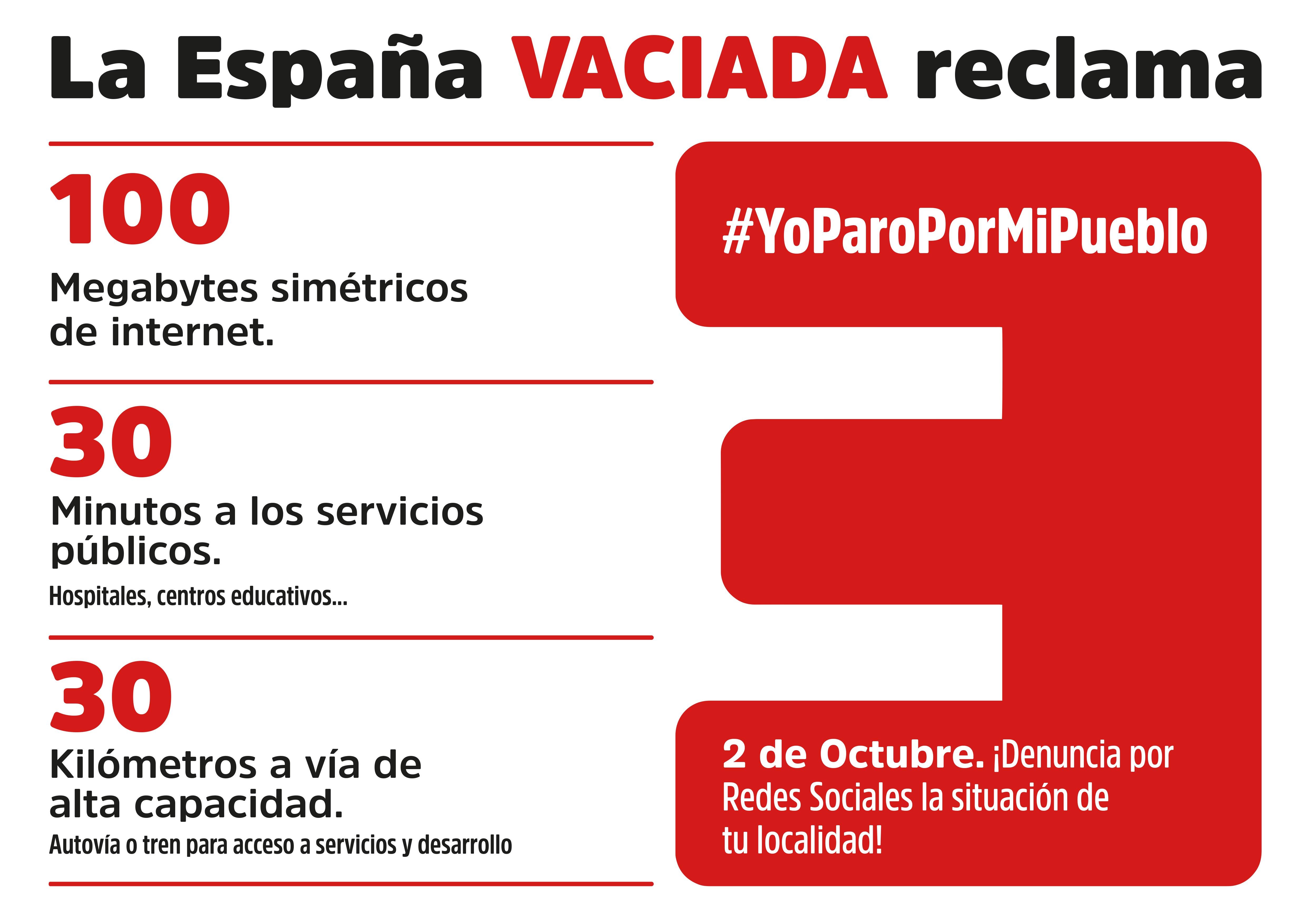 Manifiesto de la España Vaciada Manifiesto de la España Vaciada