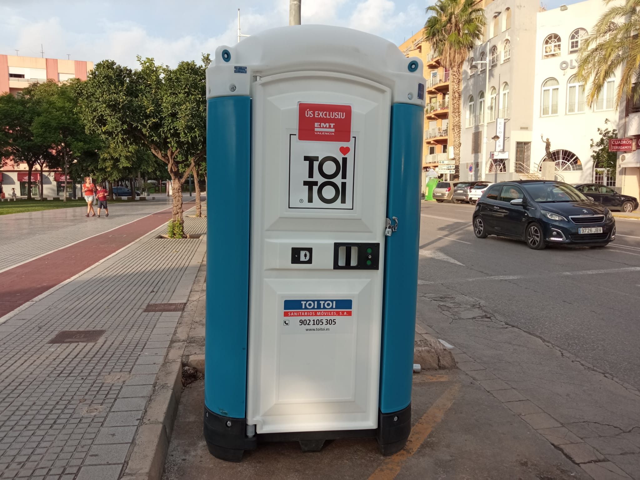 La EMT sustituye los baños portátiles que los conductores denunciaron ante la Inspección de Trabajo La EMT sustituye los baños portátiles que los conductores denunciaron ante la Inspección de Trabajo