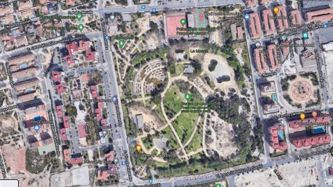 El Parque Lo Morant, a vista de p&aacute;jaro