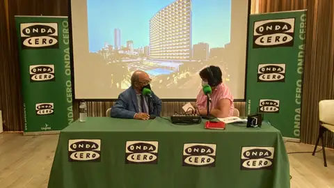 Andrés Torrubia con nuestra compañera Marta Llianres Andrés Torrubia