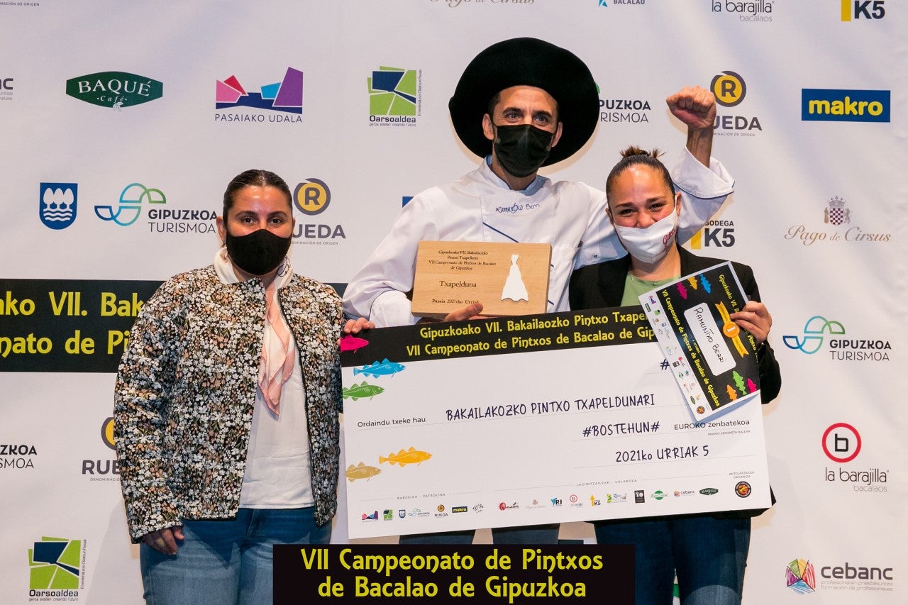 Bacalao a la importancia, mejor pintxo 2021 de Gipuzkoa Bacalao a la importancia, mejor pintxo 2021 de Gipuzkoa