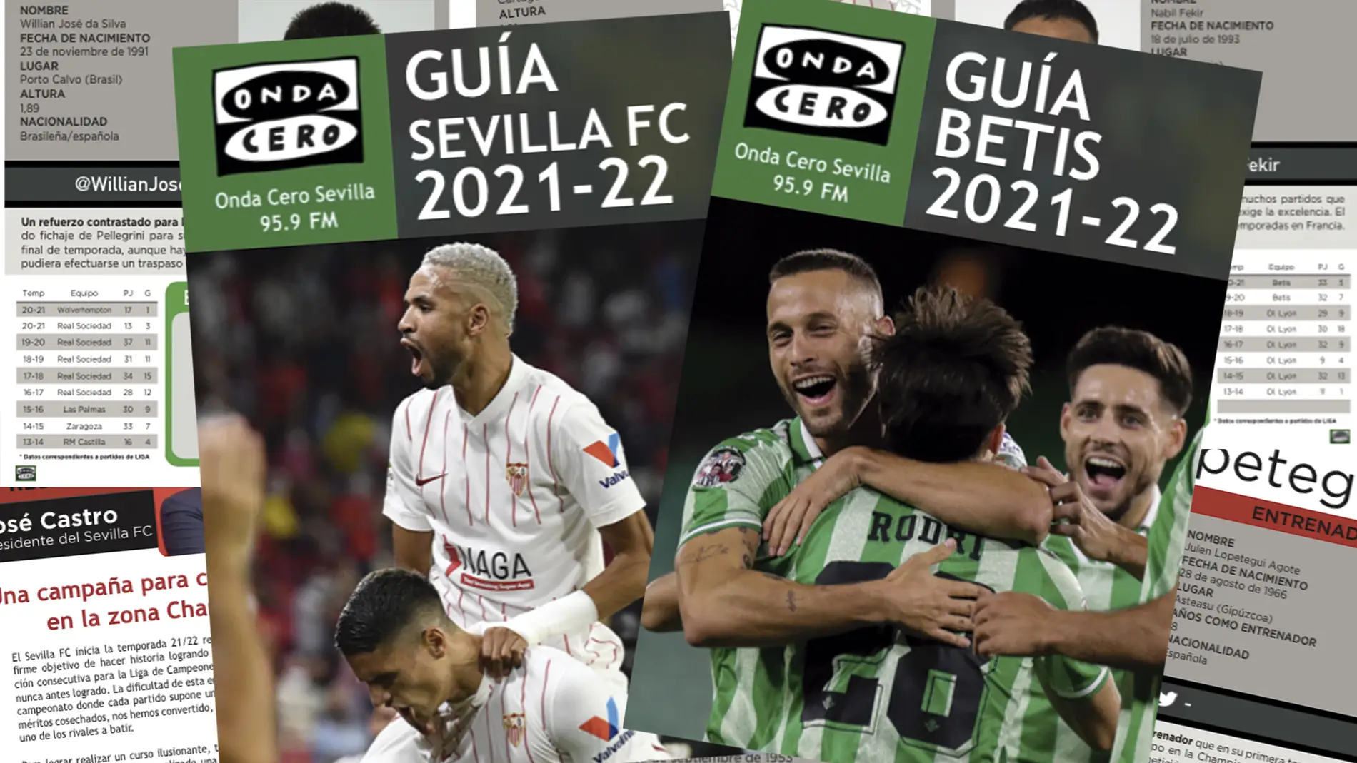 Guías Onda Cero Sevilla de Sevilla y Betis 2021-2022.