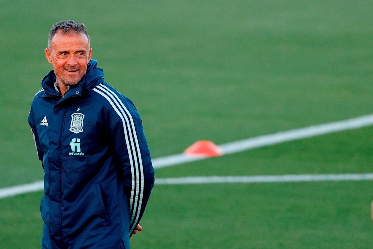 Luis Enrique: "Sé más de fútbol que la mayoría" Luis Enrique: "Sé más de fútbol que la mayoría"