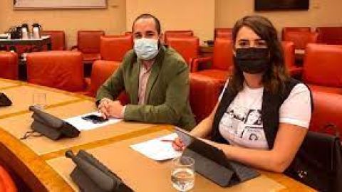 González Caballero y López Zamora en el Congreso de los Diputados González Caballero y López Zamora en el Congreso de los Diputados