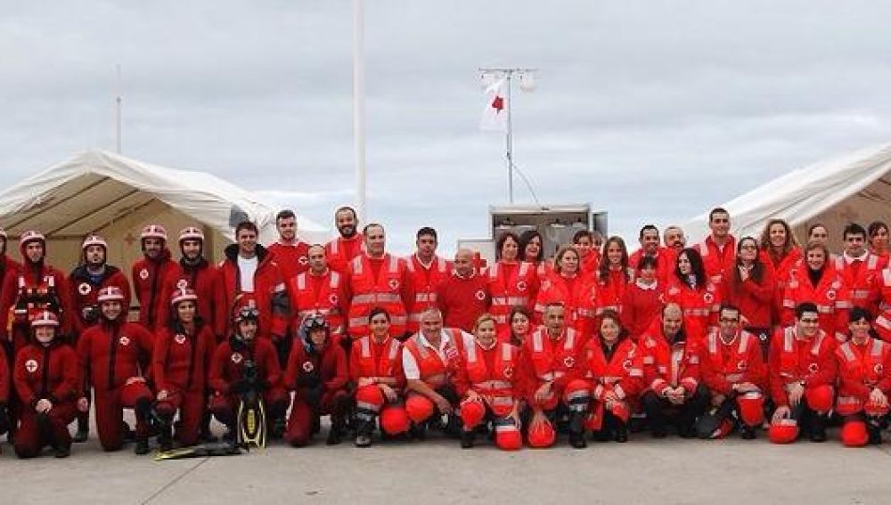 Equipo de Cruz Roja del Mar