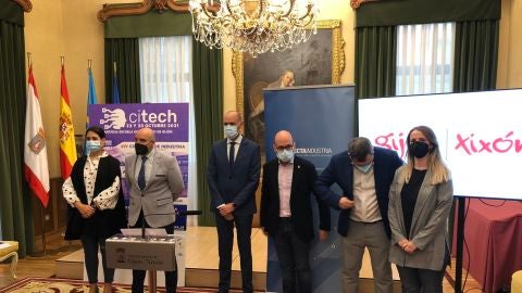 Presentaci&oacute;n del Congreso Citech en el Ayuntamiento de Gij&oacute;n