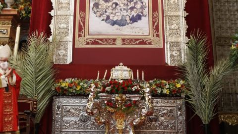 Urna con los m&aacute;rtires beatos de C&oacute;rdoba