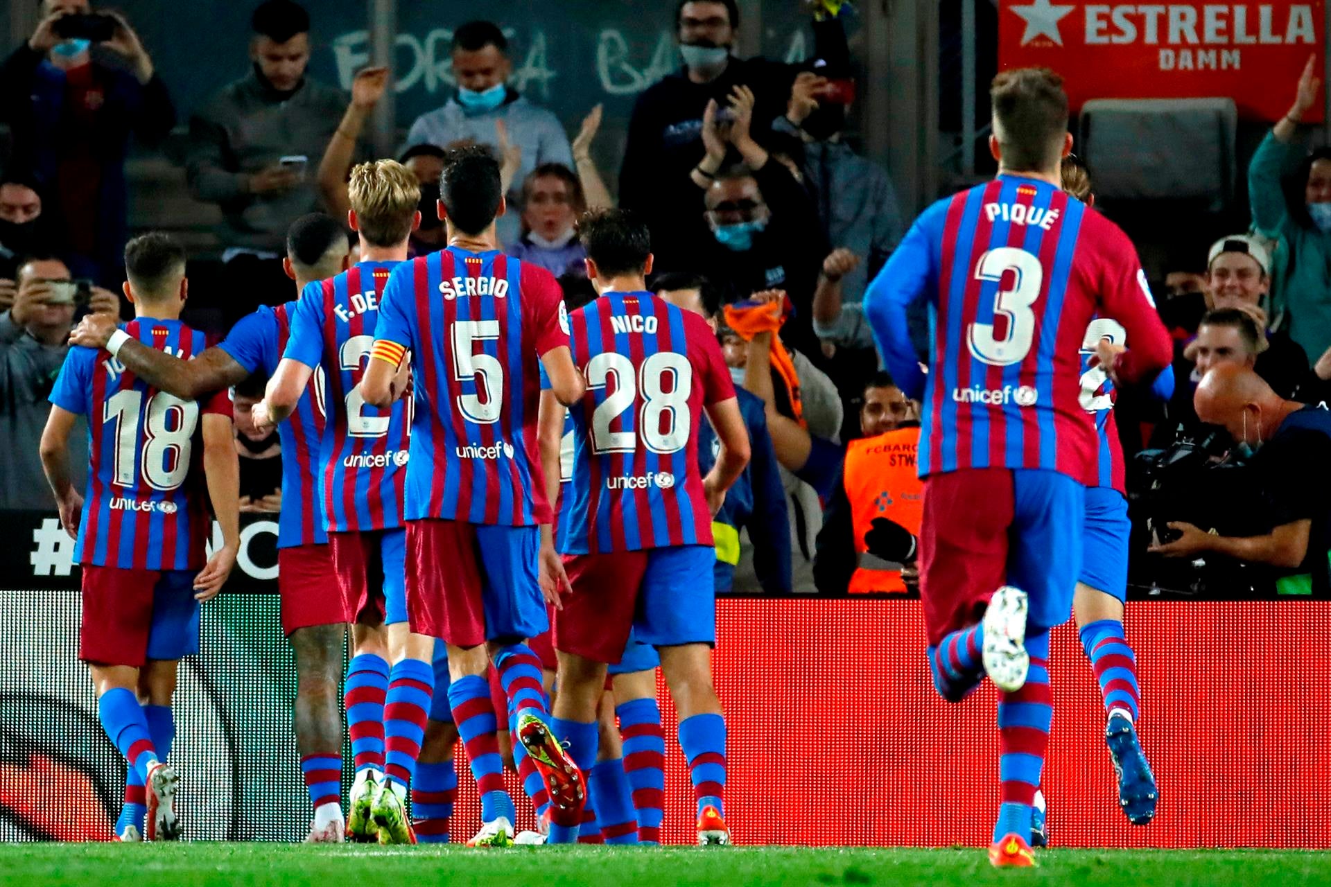 Dembelé, Ansu, Araujo y De Jong, listos para Kiev Dembelé, Ansu, Araujo y De Jong, listos para Kiev