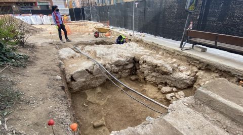 Encontrados restos de muralla andalus&iacute; durante la construcci&oacute;n del campus de la Universidad de Alcal&aacute; en Guadalajara