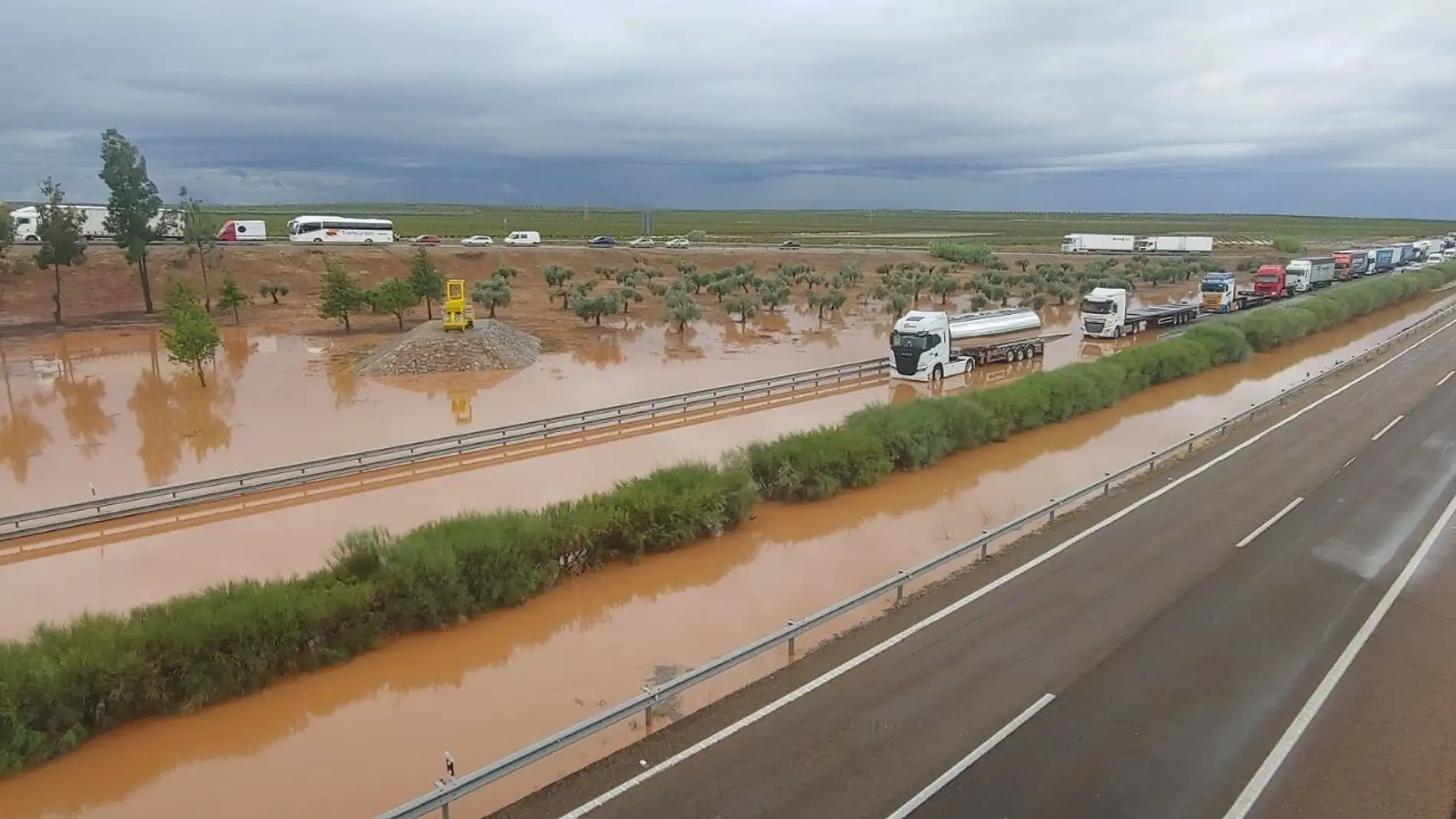 La Junta actúa en las carreteras que fueron afectadas por el último temporal de Lluvias