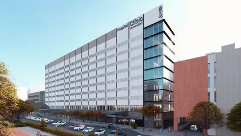 Recreación del futuro Hospital Clínico de València obras hospital