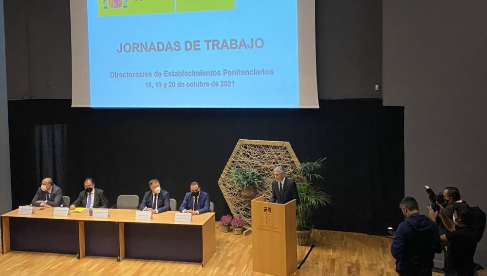 El ministro, durante su intervención en el Auditorio