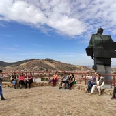 El monumento al Minero de Puertollano El monumento al Minero de Puertollano