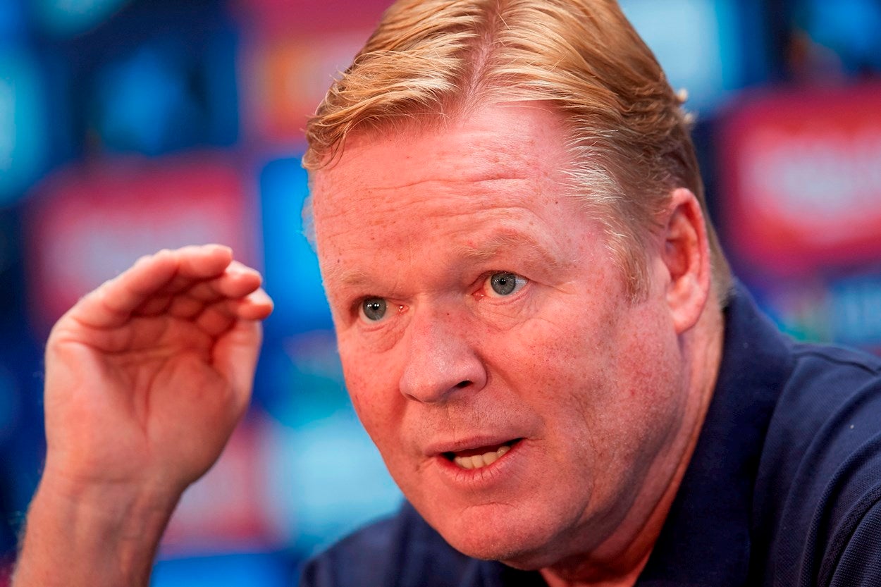 Koeman: "No se nos puede exigir ganar la Champions" Koeman: "No se nos puede exigir ganar la Champions"