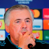 El técnico del Real Madrid Carlo Ancelotti en la rueda de prensa previa al duelo. El técnico del Real Madrid Carlo Ancelotti en la rueda de prensa previa al duelo.