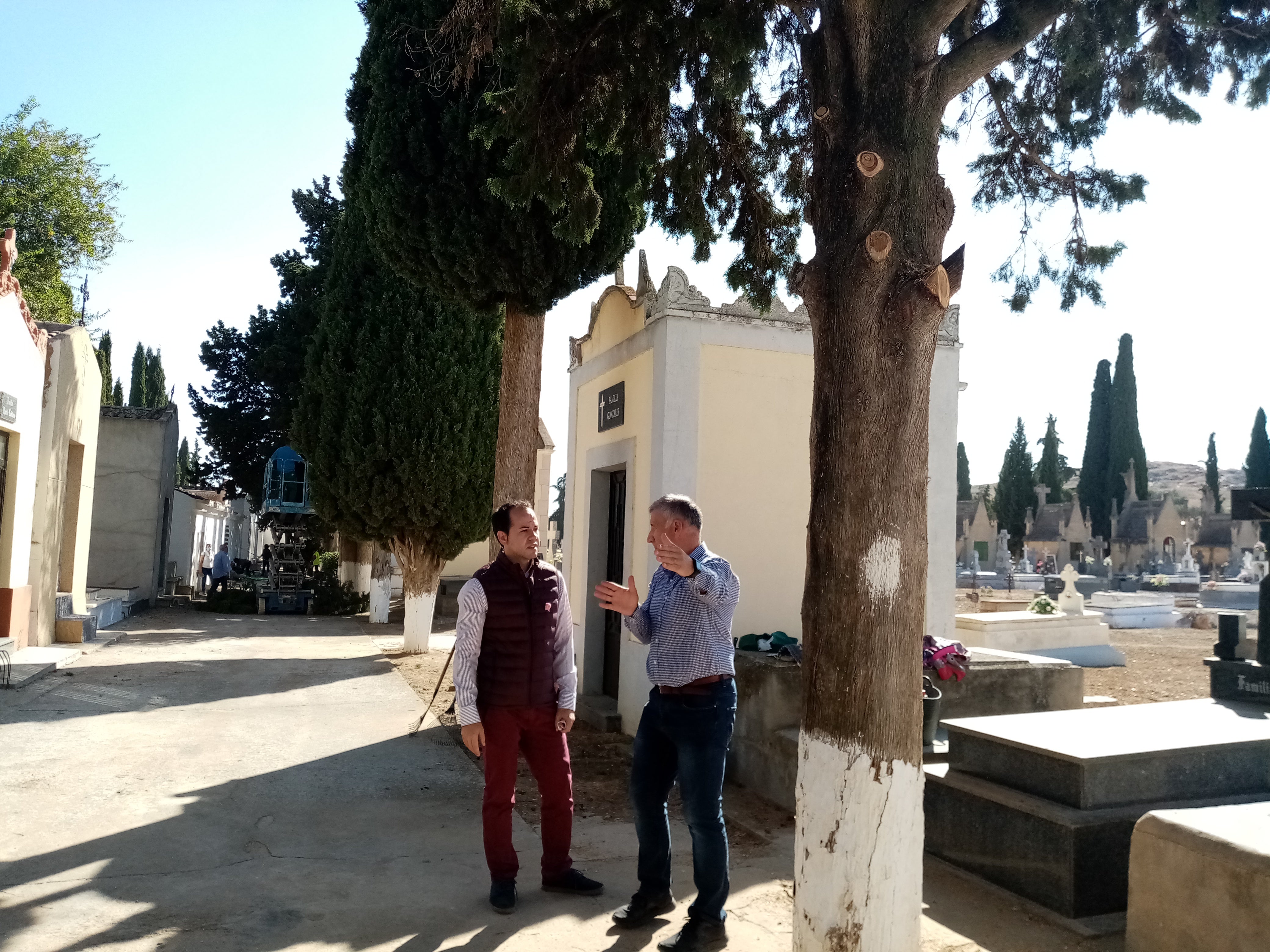 El Ayuntamiento de Herencia comienza una campaña de poda y tratado de todos los arbustos del Camposanto El Ayuntamiento de Herencia comienza una campaña de poda y tratado de todos los arbustos del Camposanto