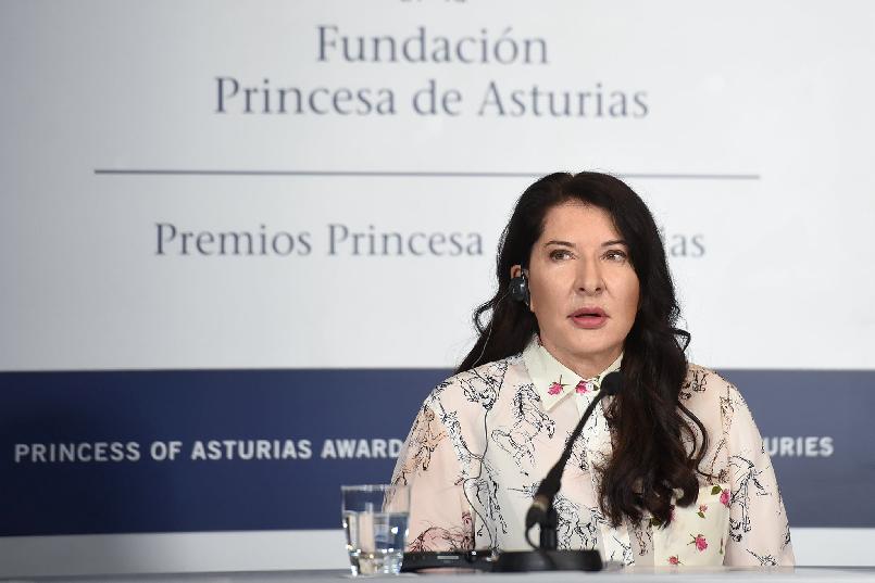 Abramovic honrada al conseguir que se reconozca la importancia de la Performance por primera vez en los Premios Abramovic honrada al conseguir que se reconozca la importancia de la Performance por primera vez en los Premios