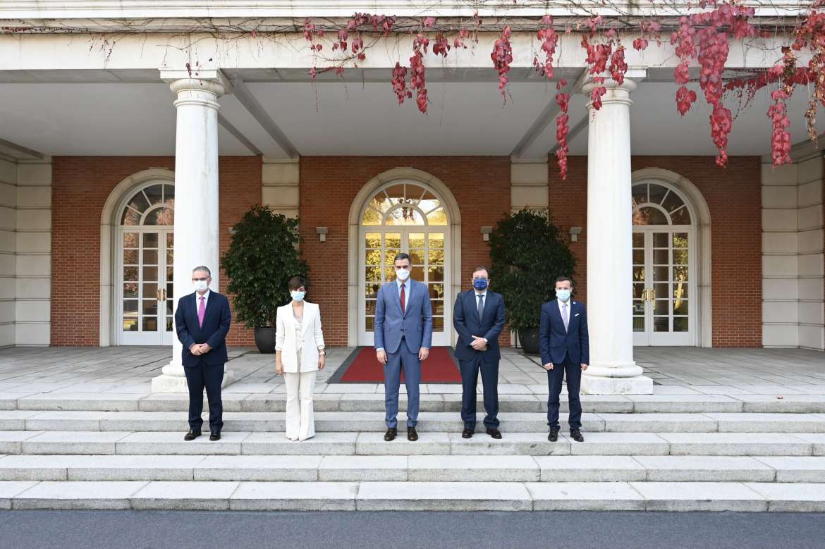 Presentado a Pedro Sánchez el proyecto de unión de las ciudades de Don Benito y Villanueva que se puede adelantar al año 2027 Presentado a Pedro Sánchez el proyecto de unión de las ciudades de Don Benito y Villanueva que se puede adelantar al año 2027