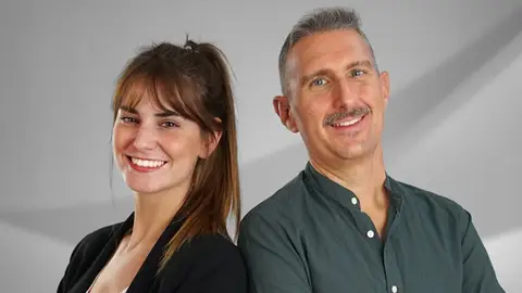 Marta Fullera y Javier Mendigacha .