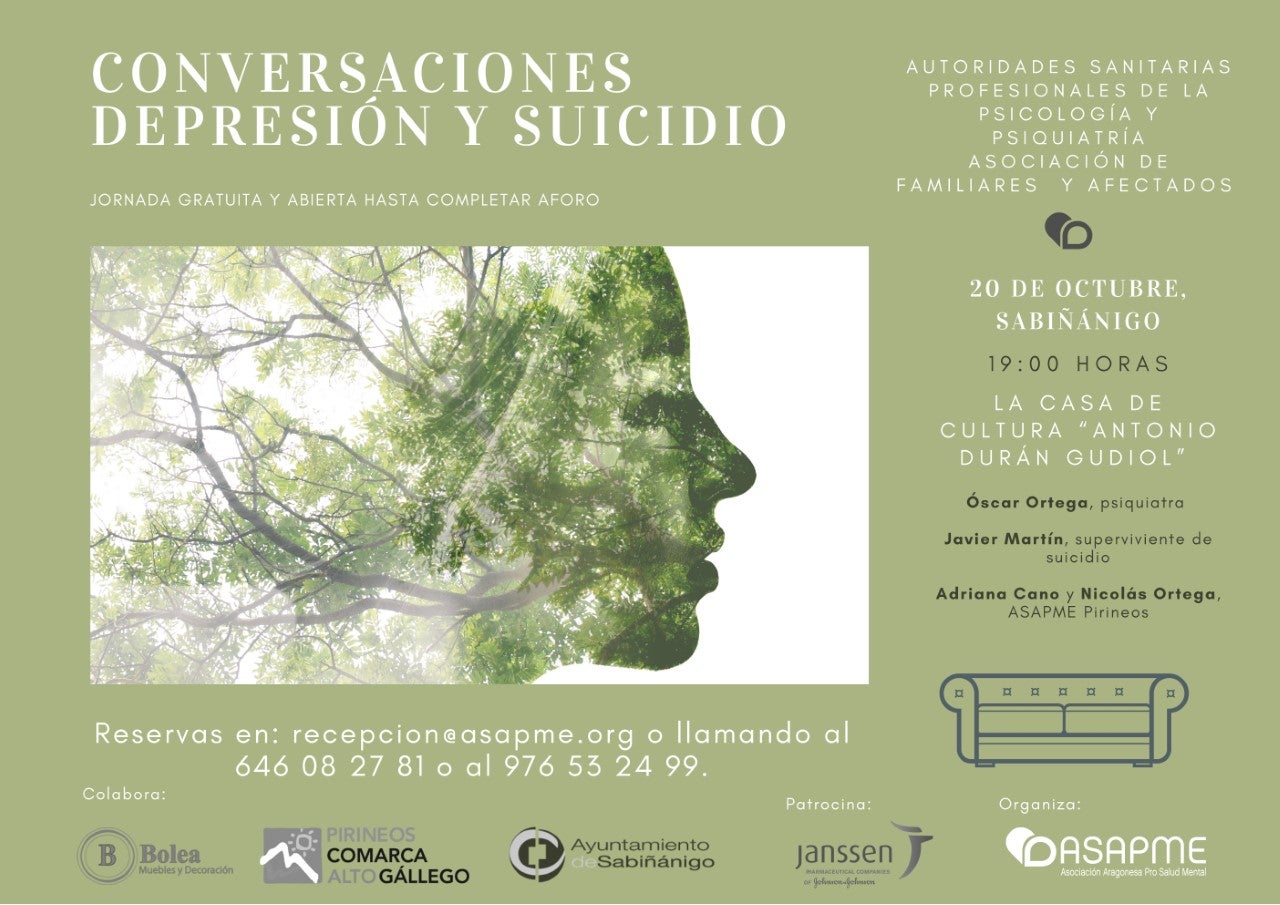 Charla sobre el suicidio en Sabiñánigo Charla sobre el suicidio en Sabiñánigo