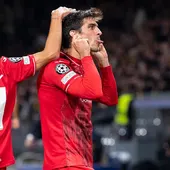 Gerard Moreno celebra su gol ante el Young Boys Gerard Moreno celebra su gol ante el Young Boys