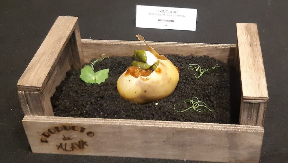 Txingurri, pintxo ganador del concurso de pintxos de Euskadi y Navarra