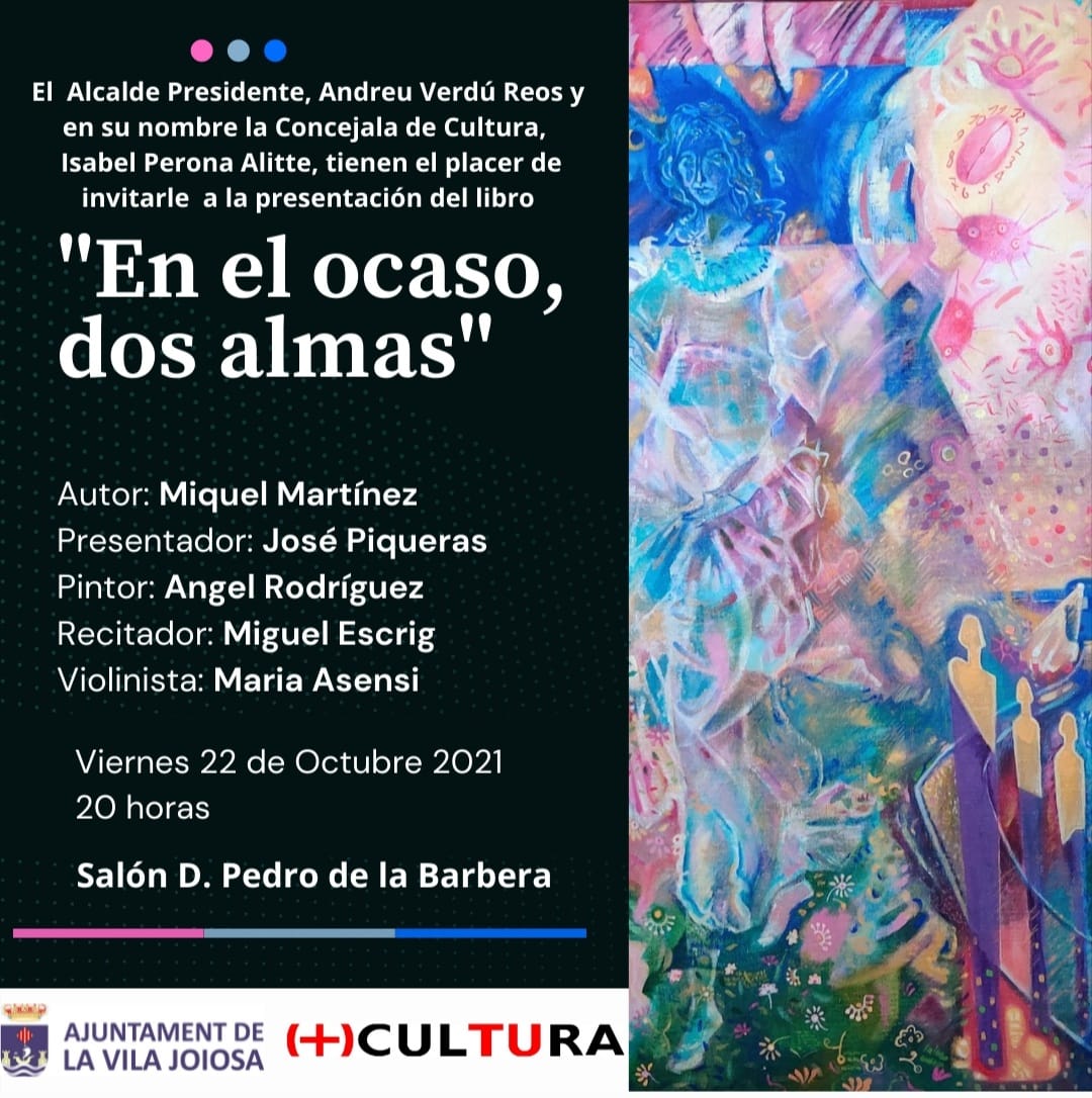 Miquel Martínez presenta su nuevo libro en la Vila Joiosa Miquel Martínez presenta su nuevo libro en la Vila Joiosa