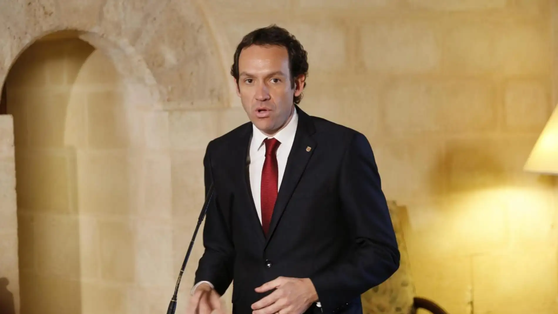 Marc Pons en su etapa como conseller del Govern Balear. 