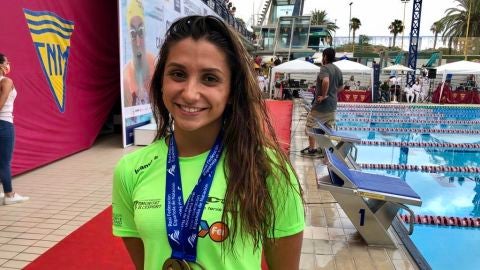 La nadadora eldense Alba Herrero, mejor promesa del deporte en la provincia de Alicante.