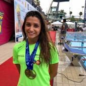 La nadadora eldense Alba Herrero, mejor promesa del deporte en la provincia de Alicante.