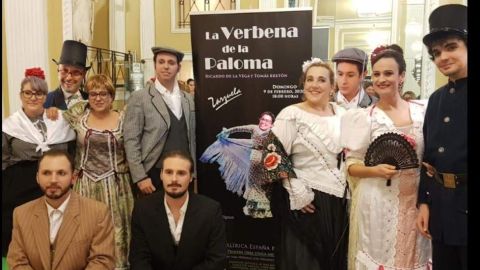 Los integrantes de la primera experiencia con &#39;La Verbena de la Paloma&#39;