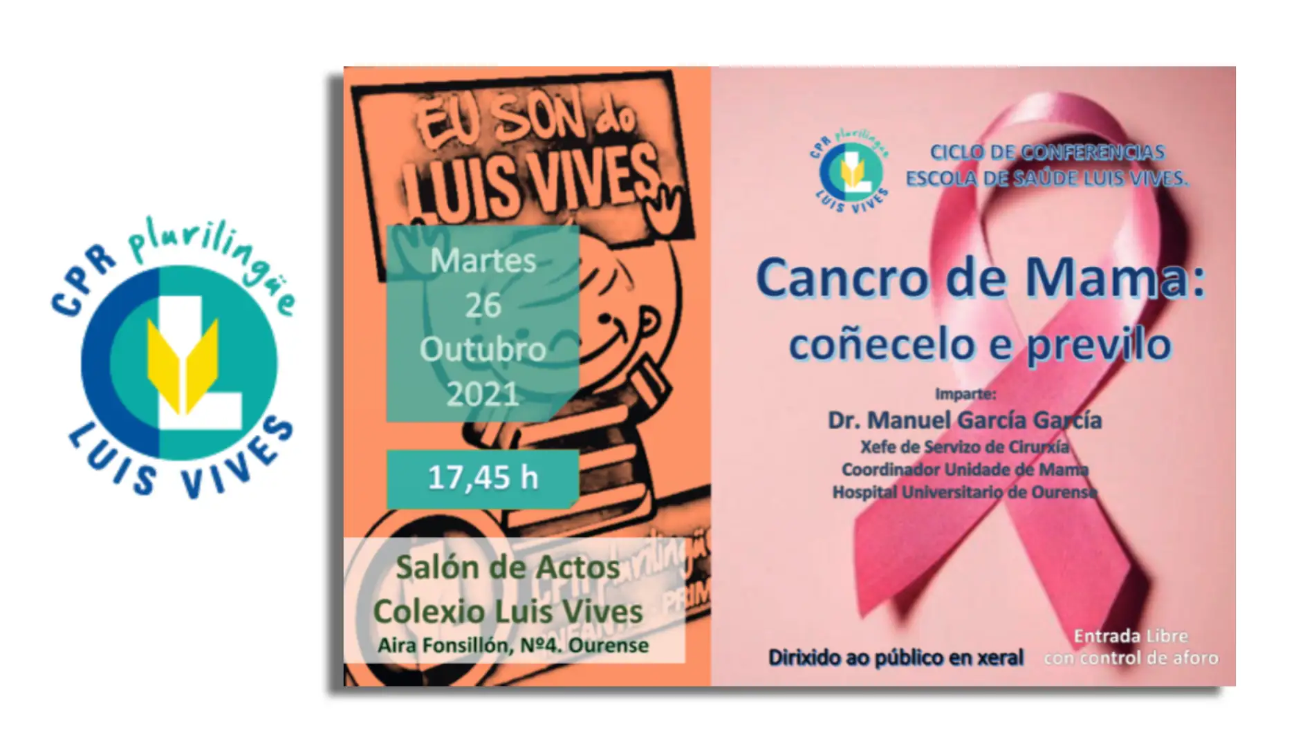Ciclo de Conferencias Escola de Saúde Luis Vives