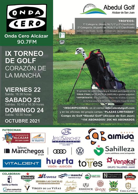 120 participantes en el IX Torneo de Golf "Corazón de la Mancha" 120 participantes en el IX Torneo de Golf "Corazón de la Mancha"