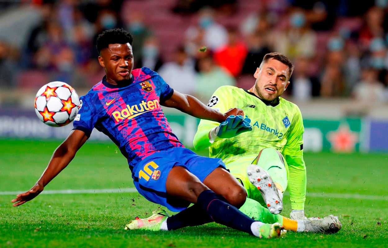 Ansu Fati: con el peso del 10 a la espalda Ansu Fati: con el peso del 10 a la espalda