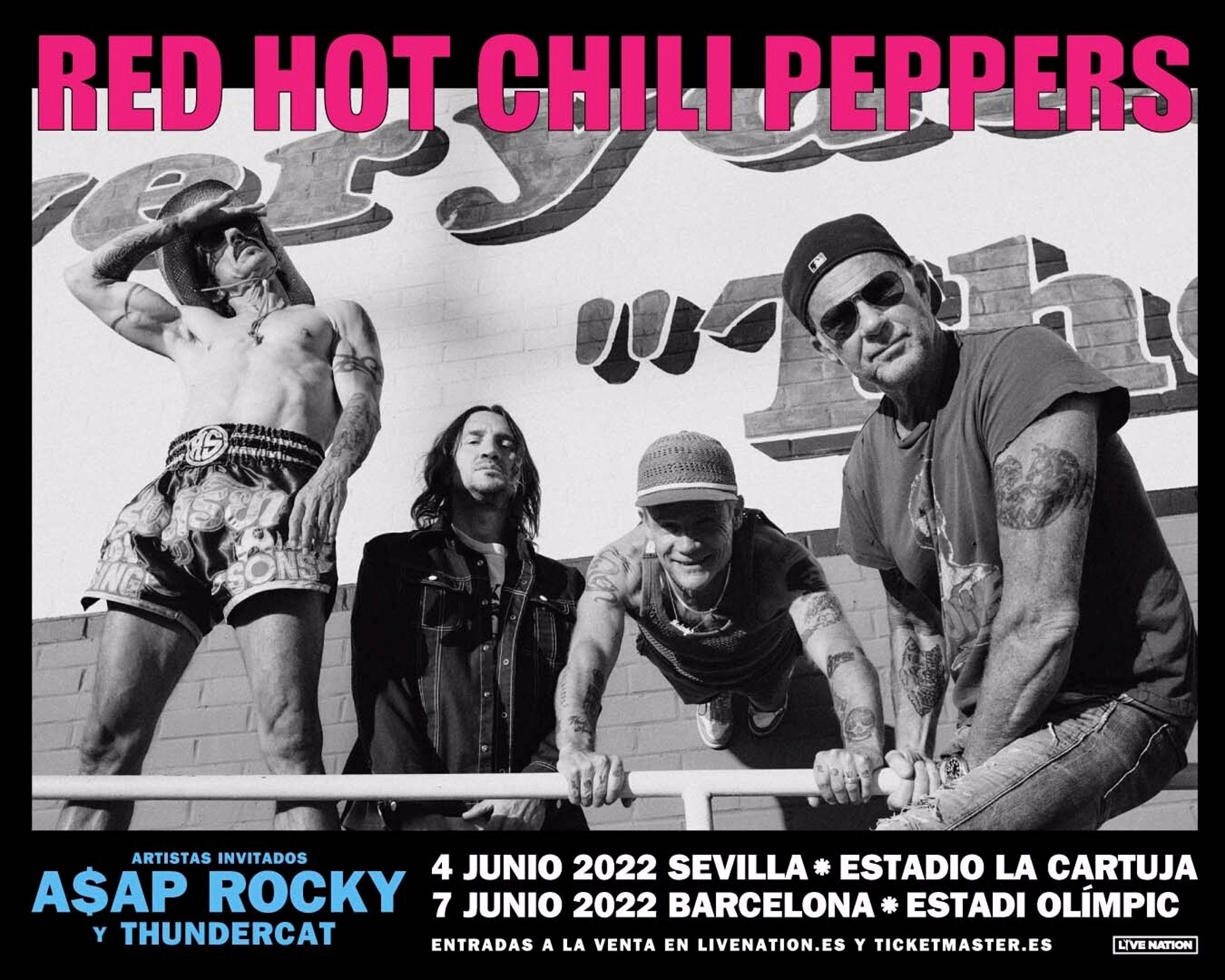 Agotadas las entradas para el concierto de los Red Hot Chili Peppers en la Cartuja Agotadas las entradas para el concierto de los Red Hot Chili Peppers en la Cartuja