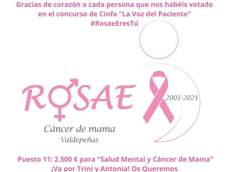 ROSAE consigue el reto Cinfa ROSAE consigue el reto Cinfa