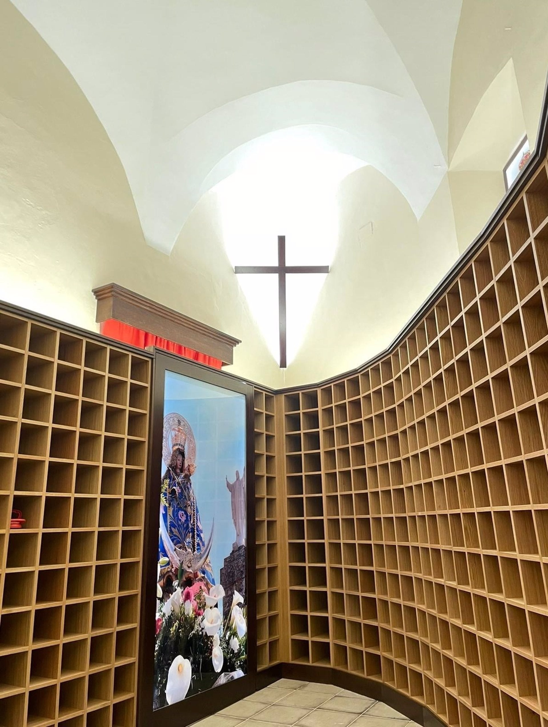 El columbario del Santuario de la Virgen de la Montaña de Cáceres se inaugura hoy martes El columbario del Santuario de la Virgen de la Montaña de Cáceres se inaugura hoy martes