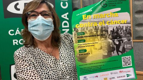 Pepa Mu&ntilde;oz, vicepresidenta de la AECC C&aacute;diz