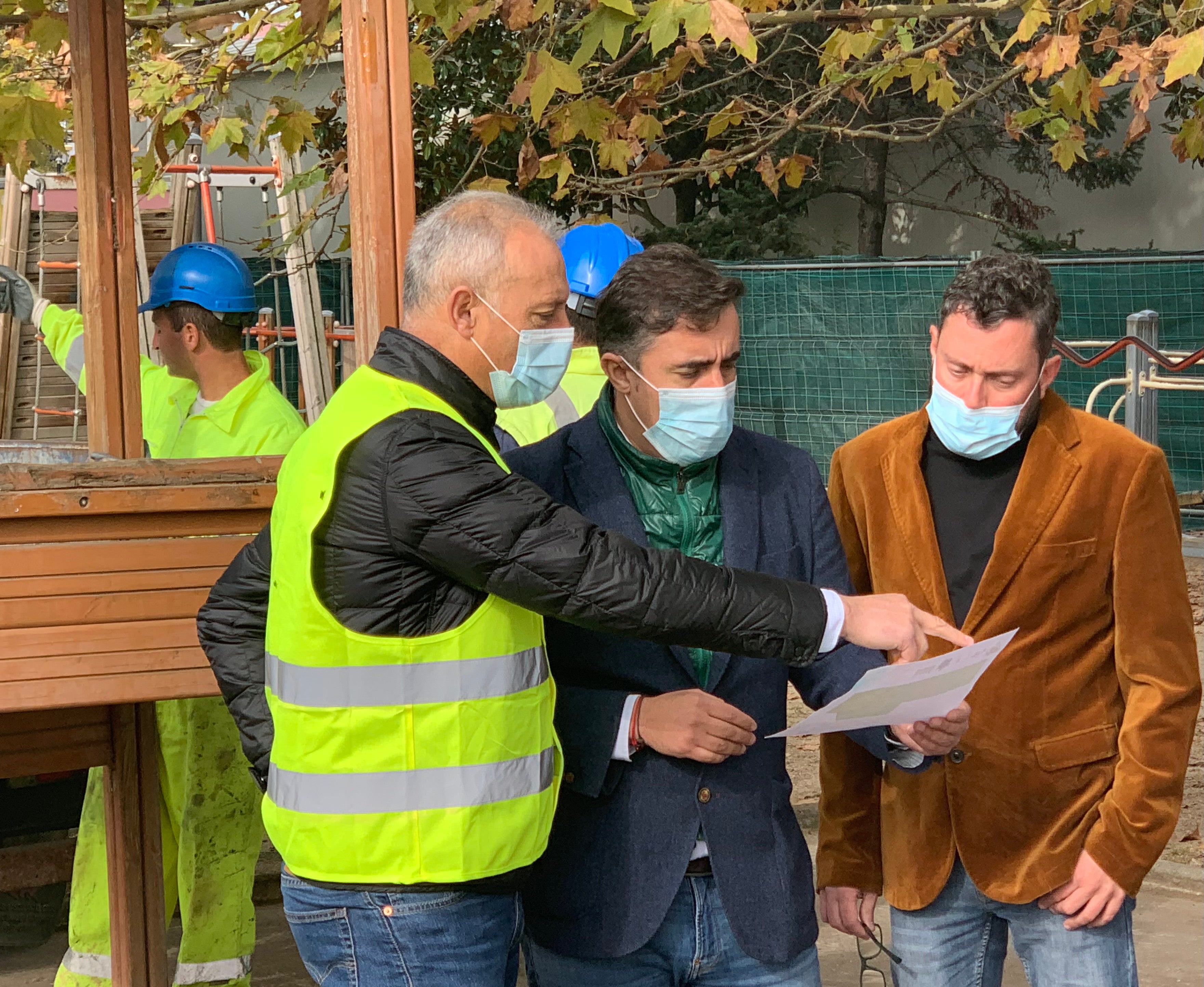 Traballos de mellora do parque infantil da Alameda do Concello Traballos de mellora do parque infantil da Alameda do Concello