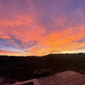 cielo rosa poco nuboso finestrat cielo rosa poco nuboso finestrat
