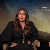 Salma Hayek: "Fue muy difícil guardar el secreto de que iba a trabajar para Marvel en casa"