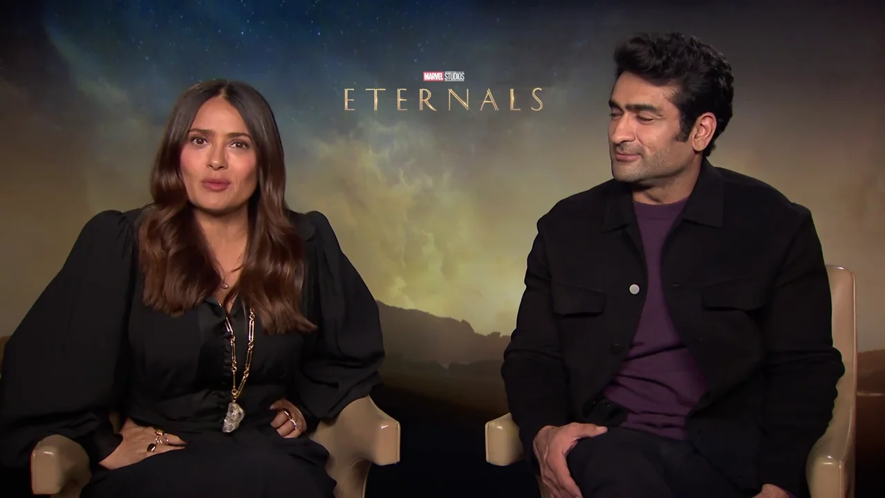 Salma Hayek: "Fue muy dif&iacute;cil guardar el secreto de que iba a trabajar para Marvel en casa"