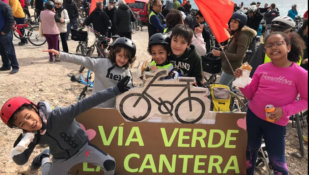 Manifestación por un carril bici Manifestación por un carril bici